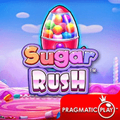 Sugar Rush game icon with colourful candy symbols